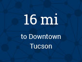 Downtown Tucson 16 miles