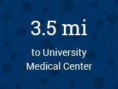 University Medical Center 3.5 miles