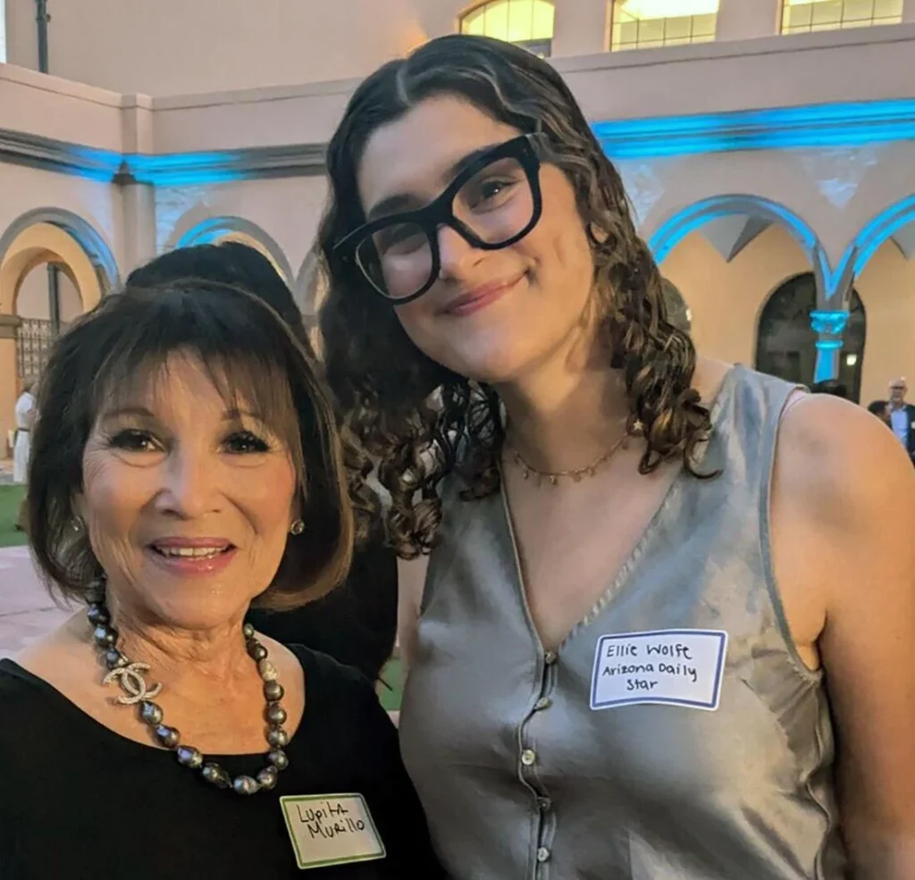 Two women posing for a photo