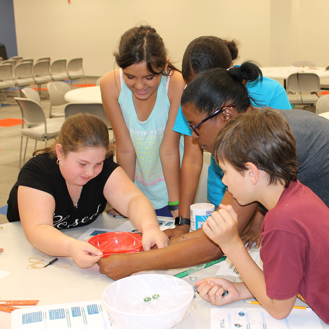 Students learning