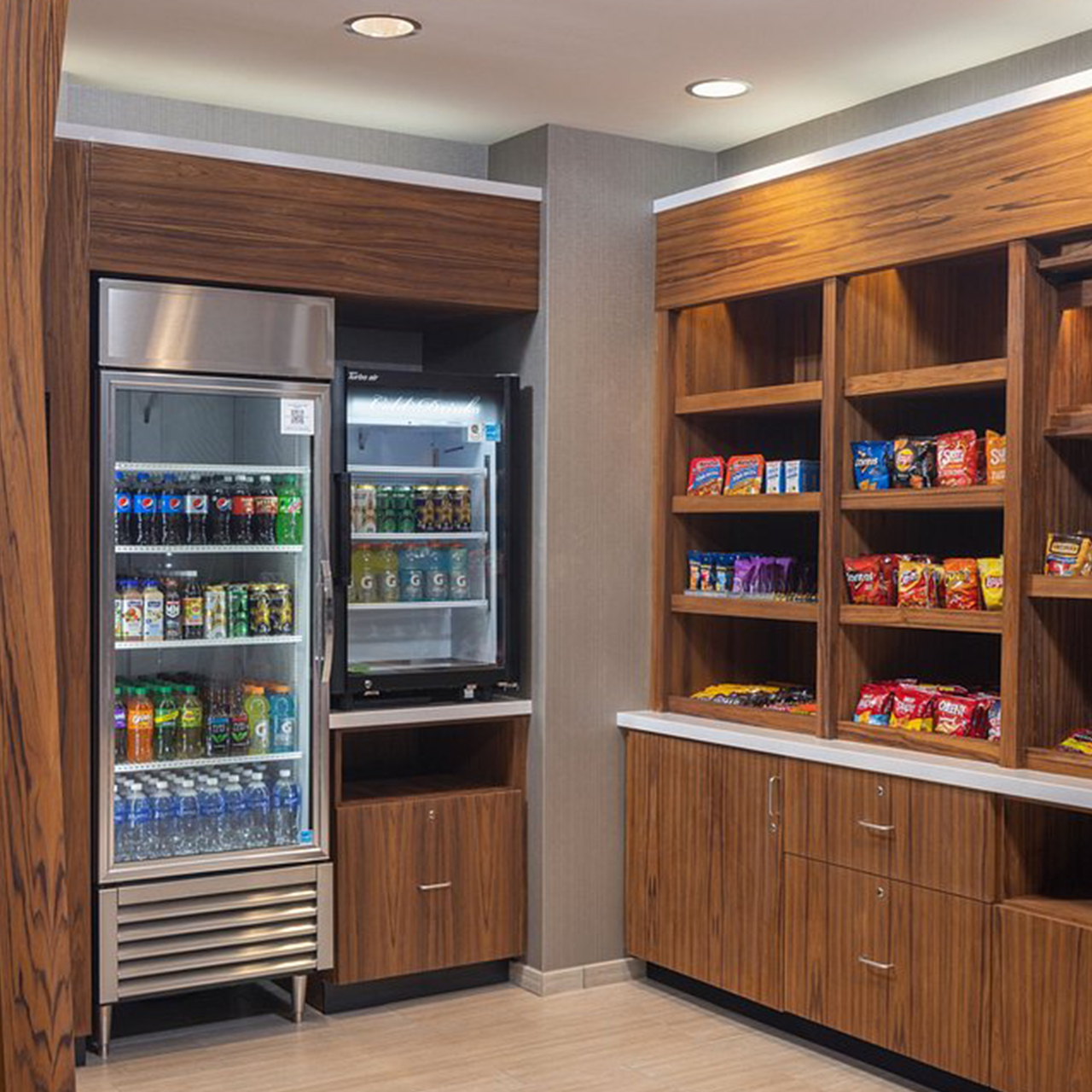 Hotel snack room