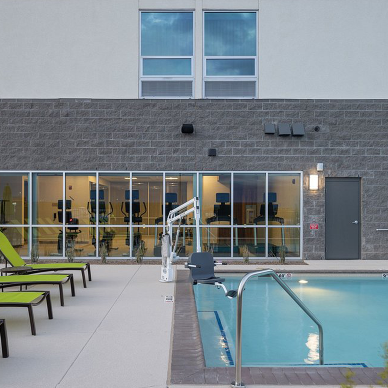 Pool at a hotel