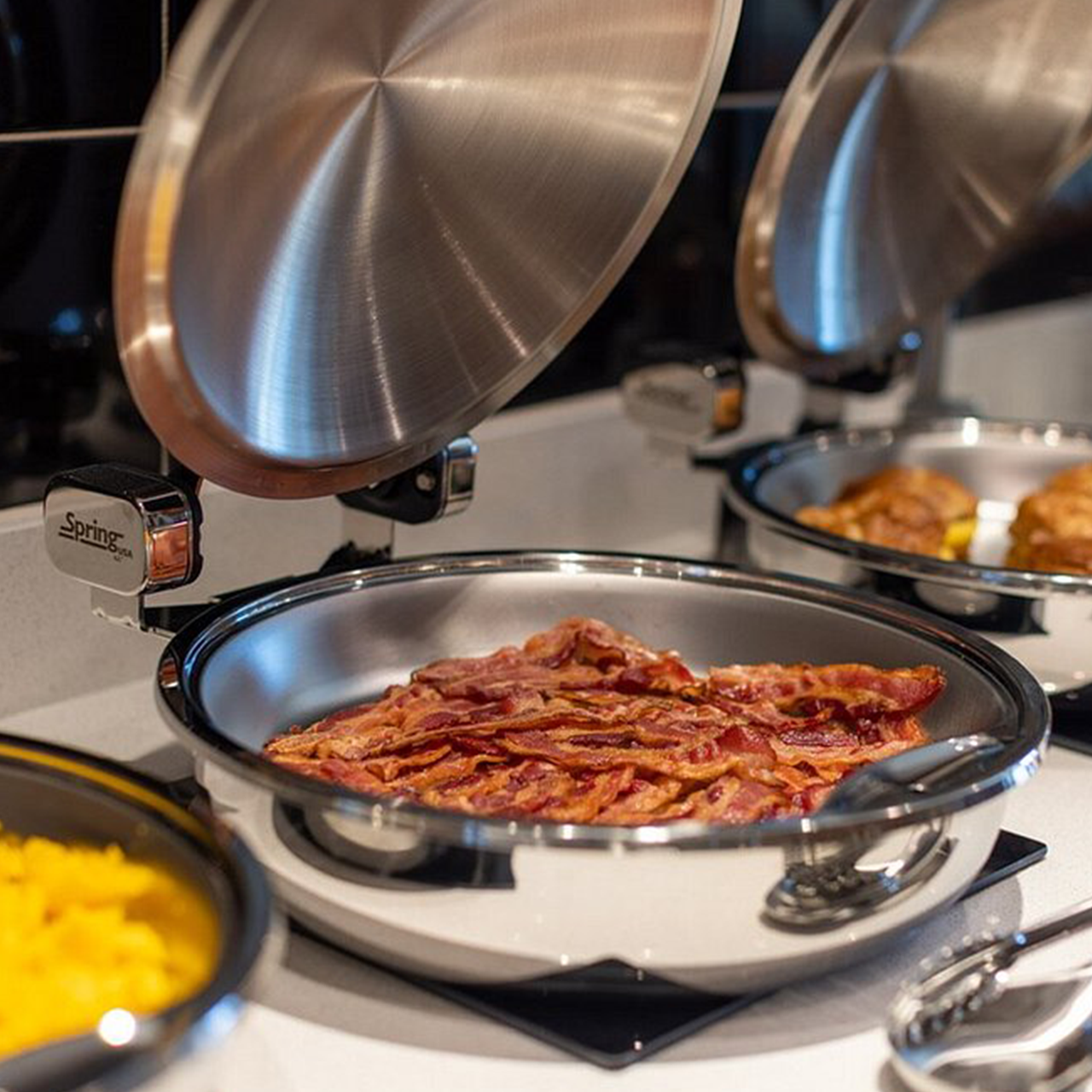 Bacon in dish
