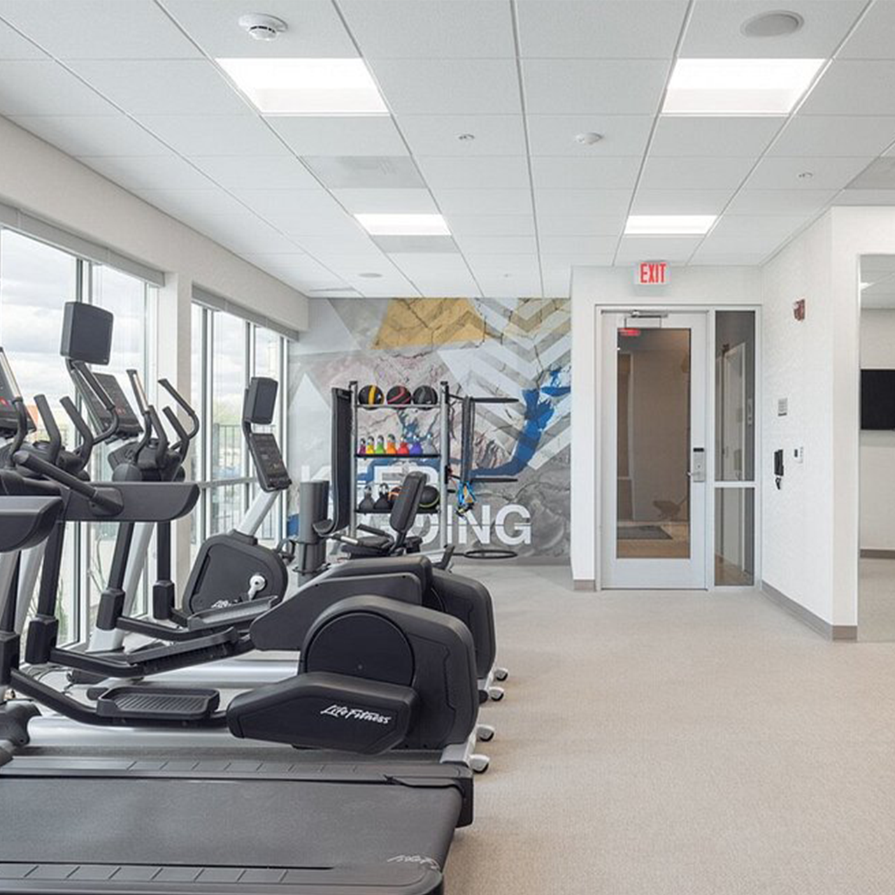 Gym at hotel