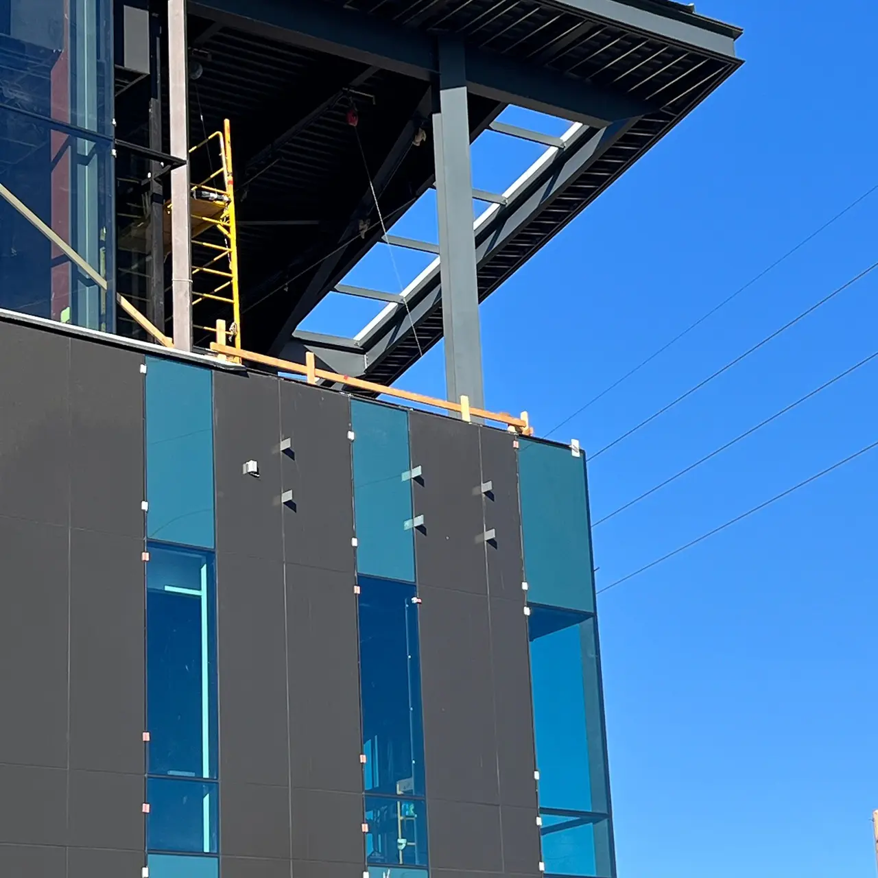 Construction beams.